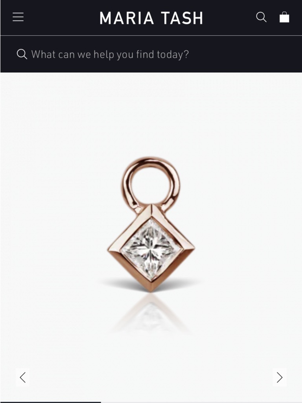 Maria Tash Princess Diamond Charm